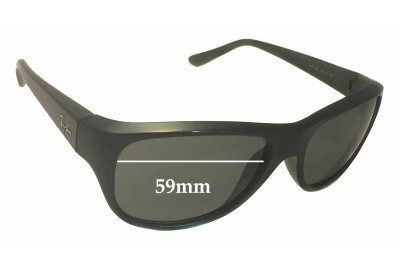 Ray Ban RB4138 Replacement Lenses 59mm wide 