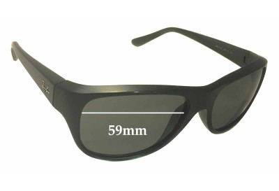 Ray-Ban RB4138 Verres de Remplacement 59mm wide 