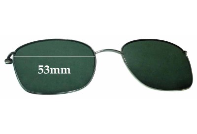 Ray Ban RB6042-2502 Replacement Lenses 53mm wide 