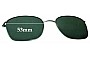 Sunglass Fix Replacement Lenses for Ray Ban RB6042-2502 - 53mm Wide 