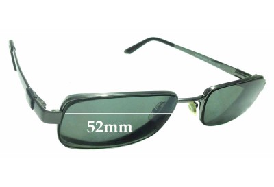 Ray-Ban RB6075 Replacement Lenses 52mm wide 