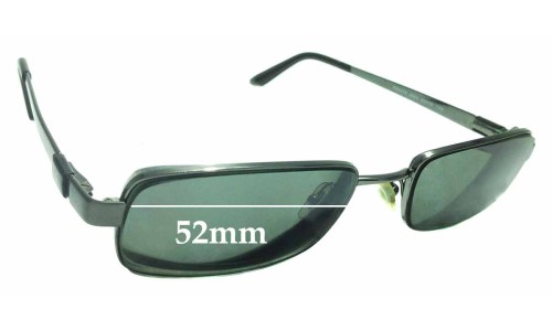 Sunglass Fix Replacement Lenses for Ray Ban RB6075 - 52mm Wide 