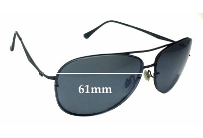 Ray Ban Aviators RB8052 LightRay Replacement Sunglass Lenses - 61mm across 
