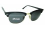 Sunglass Fix Replacement Lenses for Ray Ban RB3016 W0365 Clubmaster - 49mm Wide 