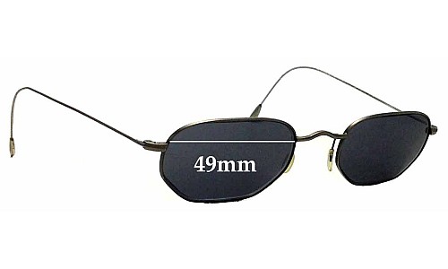Sunglass Fix Replacement Lenses for Red Rose RR89 - 49mm Wide 