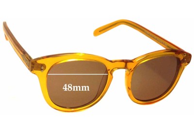 Retrovision Eyewear Mayfair RV2665 Lentilles de Remplacement 48mm wide 