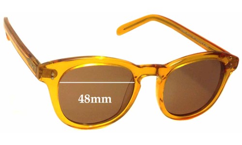 Sunglass Fix Lentes de Repuesto para Retrovision Eyewear Mayfair RV2665 - 48mm Wide 