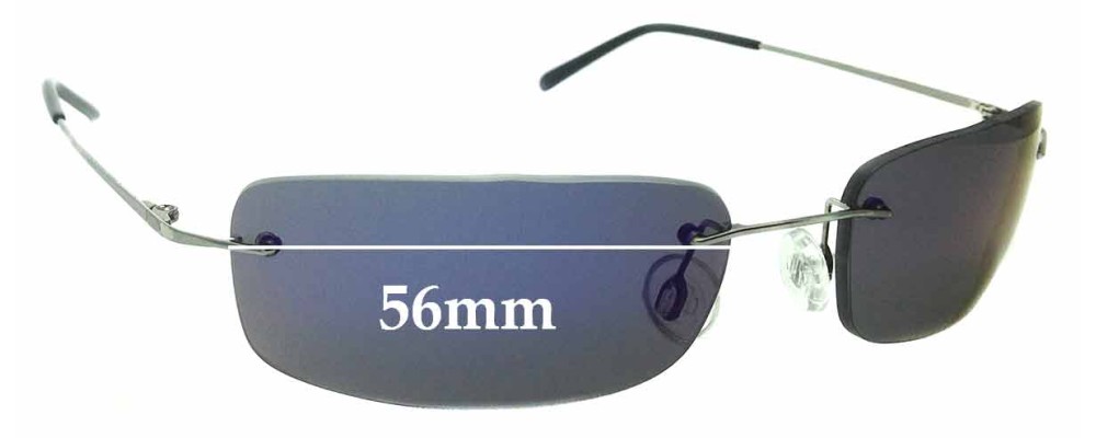 Sunglass Fix Replacement Lenses for Revo 3044 - 56mm Wide
