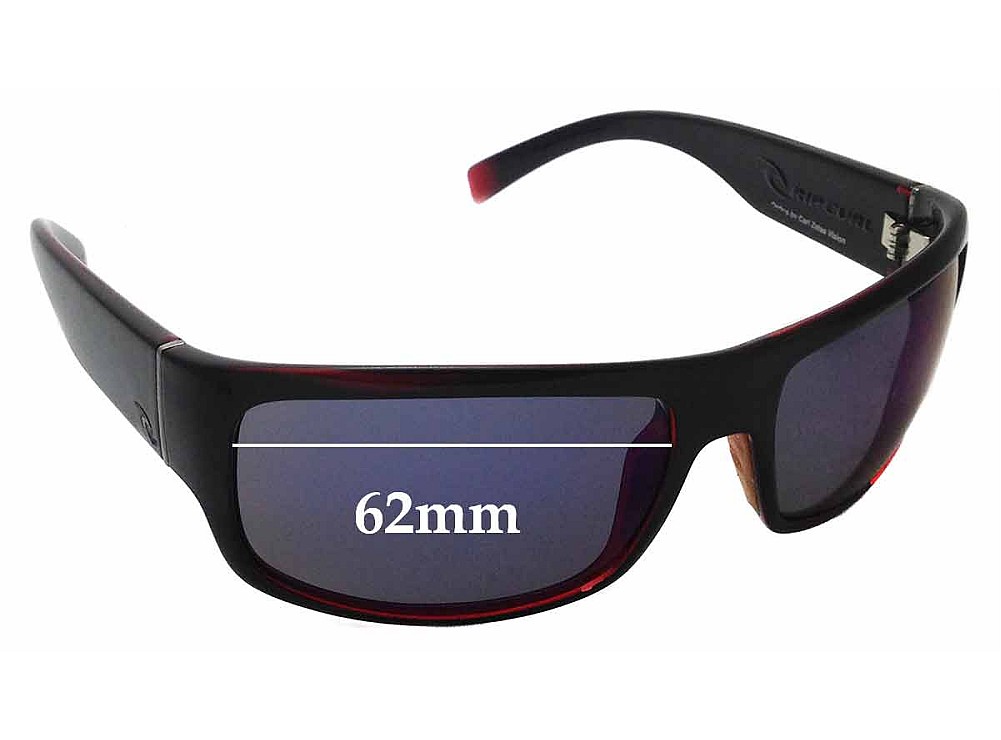 Sunglass Fix Ersatzgläser für Rip Curl Raglan 8 - 62mm Wide Sunglass Fix Ersatzgläser für Rip Curl Raglan 8 - 62mm Wide