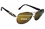Sunglass Fix Lentes de Repuesto para Roberto Cavalli Maasym 880S - 63mm Wide 