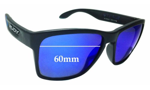 Sunglass Fix Replacement Lenses for Rudy Project Spin Hawk SP31 - 60mm Wide 