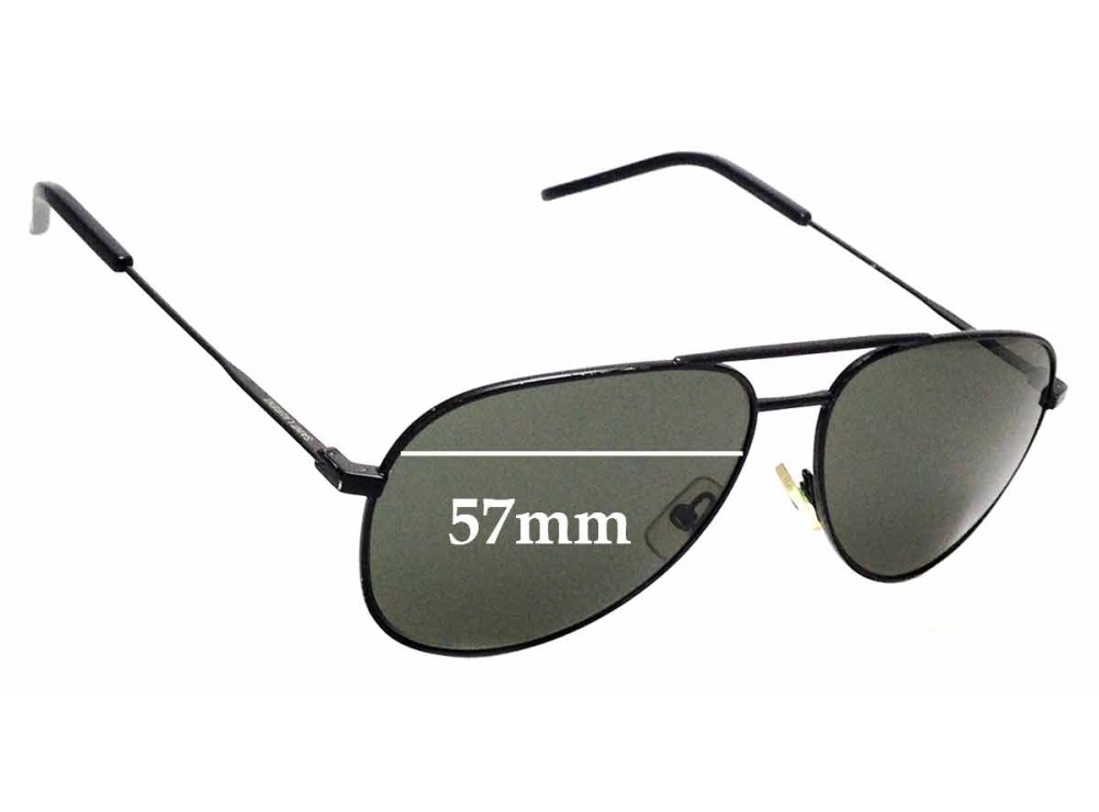 Sunglass Fix Replacement Lenses for Saint Laurent Classic II - 57mm Wide Sunglass Fix Replacement Lenses for Saint Laurent Classic II - 57mm Wide