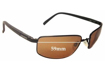 Sunglass Fix Replacement Lenses for Serengeti Agazzi - 59mm wide 
