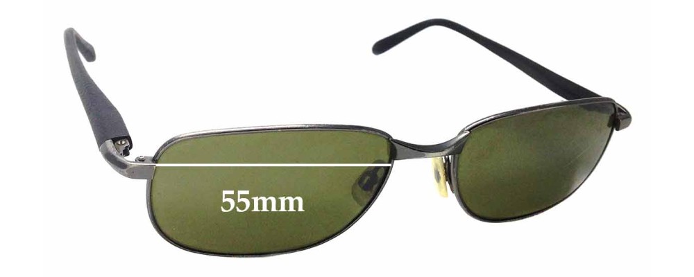 Sunglass Fix Replacement Lenses for Serengeti Avena - 55mm Wide