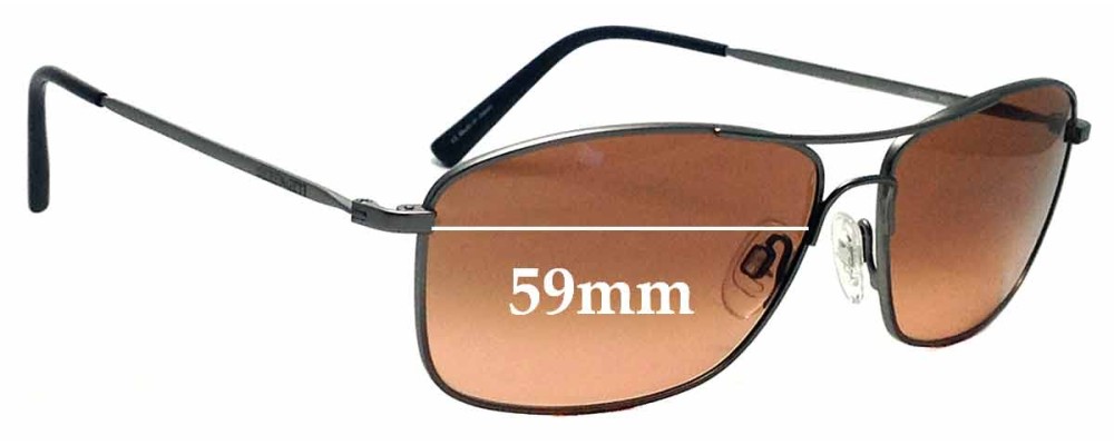 Sunglass Fix Replacement Lenses for Serengeti Corleone - 59mm Wide