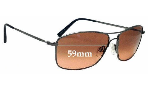 Sunglass Fix Replacement Lenses for Serengeti Corleone - 59mm Wide 