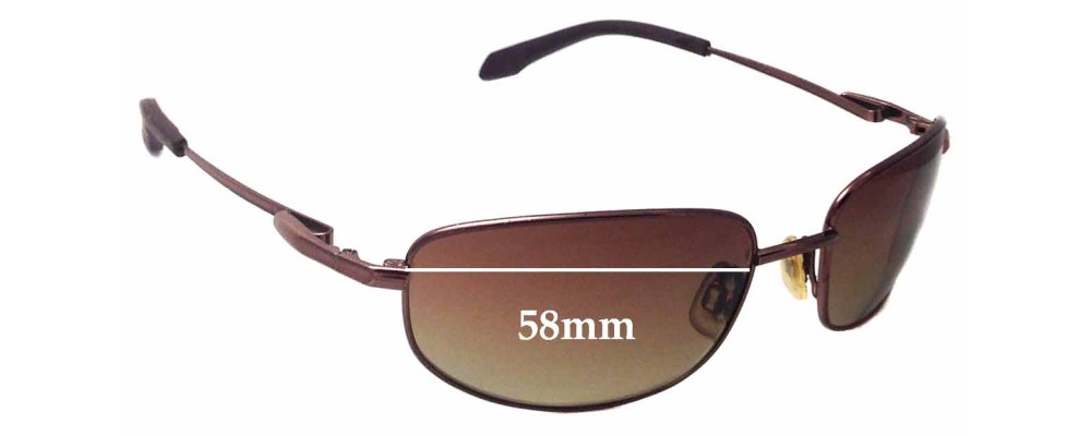 Sunglass Fix Replacement Lenses for Serengeti Drivers - 58mm Wide