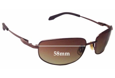 Serengeti Drivers Replacement Sunglass Lenses - 58mm wide 