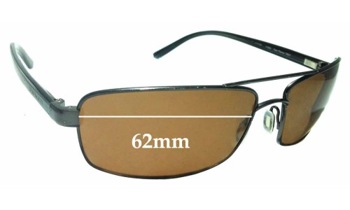 Sunglass Fix Replacement Lenses for Serengeti San Remo - 62mm wide 