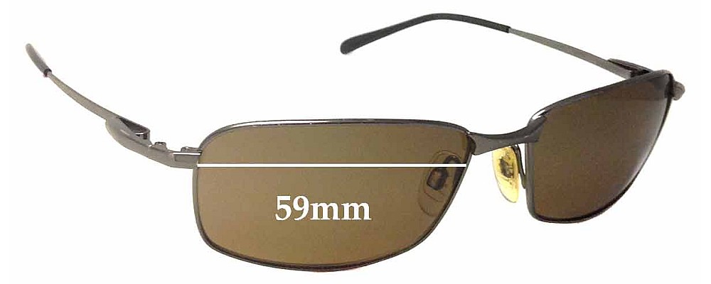 Sunglass Fix Replacement Lenses for Serengeti Sorrento - 59mm Wide