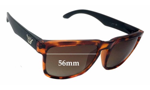 Sunglass Fix Lentes de Repuesto para Shakas Eyewear Hawaii - 56mm Wide 