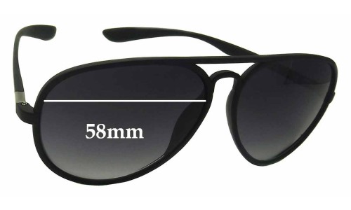 Sunglass Fix Replacement Lenses for Soulcal and Co Eyewear  MF59 - 58mm Wide 