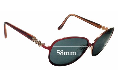 Specsavers Sun Rx 151 Replacement Lenses 58mm wide 