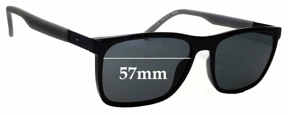 Sunglass Fix Replacement Lenses for Tommy Hilfiger / Specsavers TH Sun RX 31 - 57mm wide