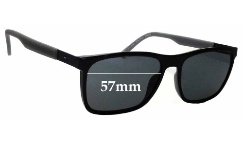 Sunglass Fix Replacement Lenses for Tommy Hilfiger TH Sun Rx 33 - 55mm Wide 