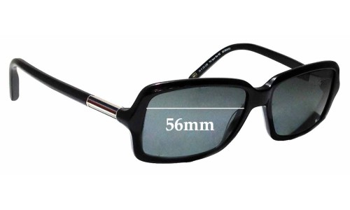 Sunglass Fix Replacement Lenses for Tommy Hilfiger TH Sun Rx 02 - 56mm Wide 