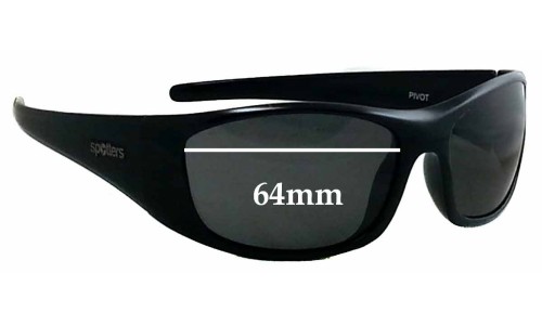 Sunglass Fix Replacement Lenses for Spotters Pivot - 64mm Wide 
