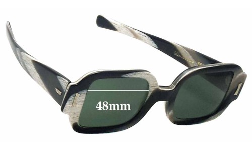 Sunglass Fix Replacement Lenses for Sunmodes SRO Get Squared - 48mm Wide 