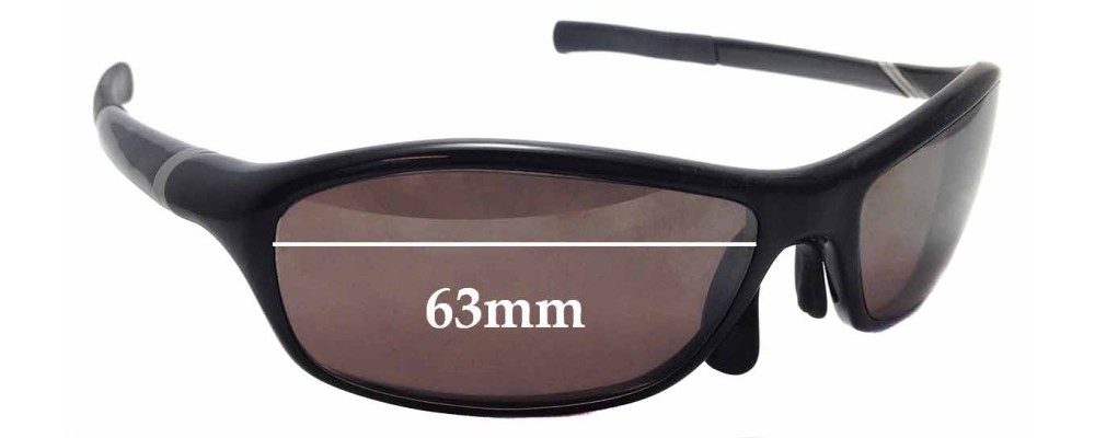 Sunglass Fix Replacement Lenses for Tag Heuer TH 6004 - 63mm Wide