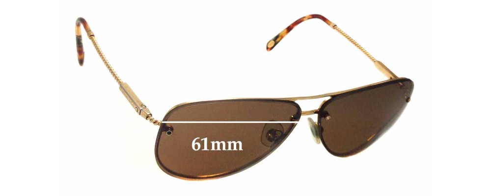Sunglass Fix Replacement Lenses for Tiffany & Co TF 3039-B - 61mm Wide
