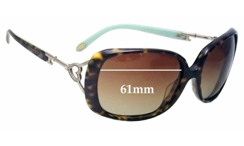 Sunglass Fix Replacement Lenses for Tiffany & Co TF 4055-B - 61mm Wide 