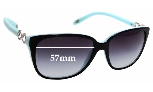 Sunglass Fix Replacement Lenses for Tiffany & Co TF 4111-B - 57mm Wide 