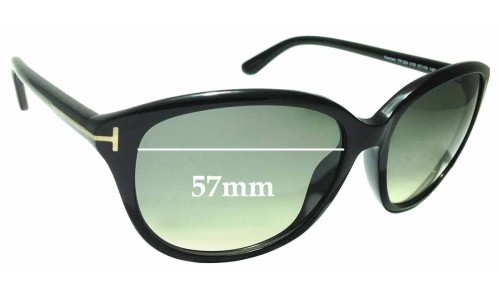 Sunglass Fix Replacement Lenses for Tom Ford Karmen TF329 - 57mm Wide 