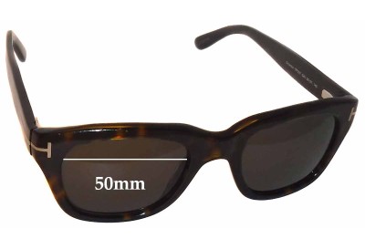 Tom Ford Snowdon TF237 Replacement Lenses 50mm wide 