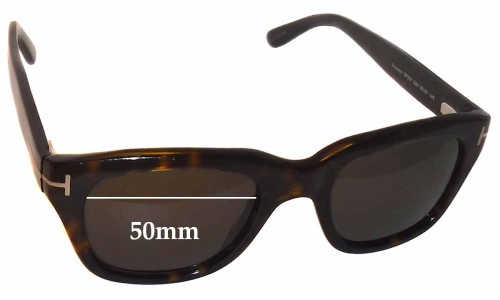 Sunglass Fix Replacement Lenses for Tom Ford Snowdon TF237 - 50mm Wide 