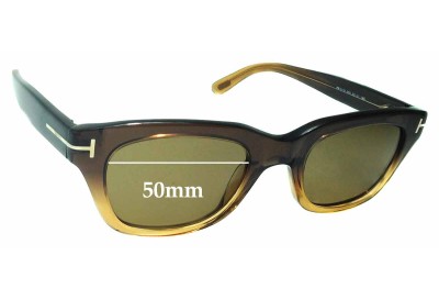 Tom Ford TF5178 Replacement Sunglass Lenses - 50mm wide 