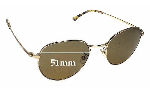 Sunglass Fix Replacement Lenses for Tom Ford TF5328 - 51mm Wide 