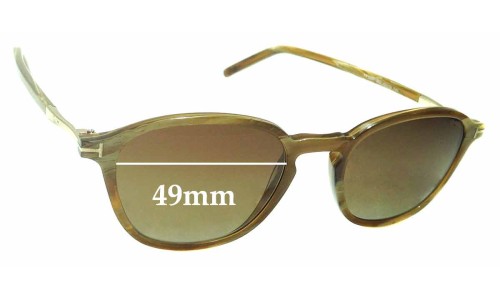 Sunglass Fix Replacement Lenses for Tom Ford TF5397 - 49mm Wide 