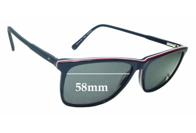 Tommy Hilfiger TH 81 Replacement Lenses 58mm wide 