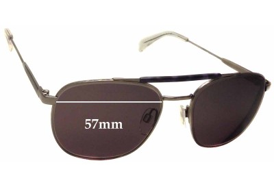 Tommy Hilfiger TH Sun Rx 27 Replacement Lenses 57mm wide 