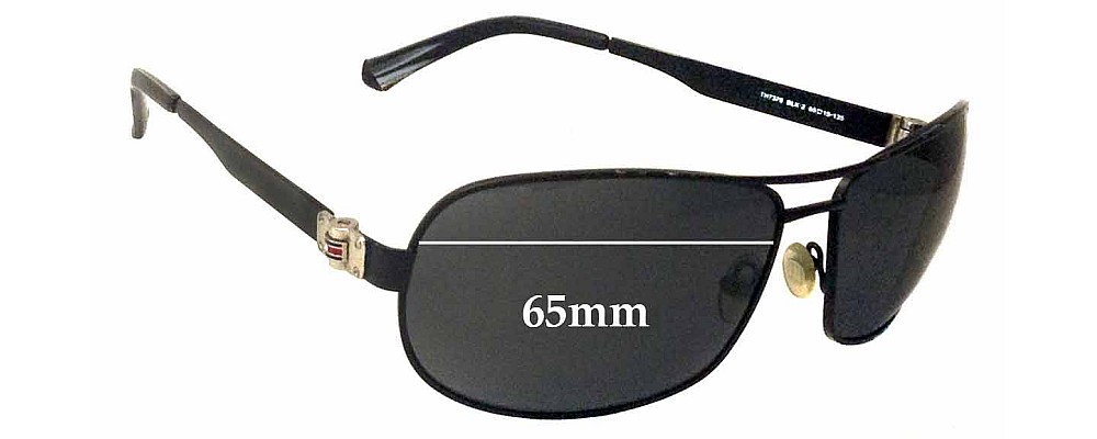 Tommy Hilfiger TH 7379 Replacement Sunglass Lenses - 65mm wide
