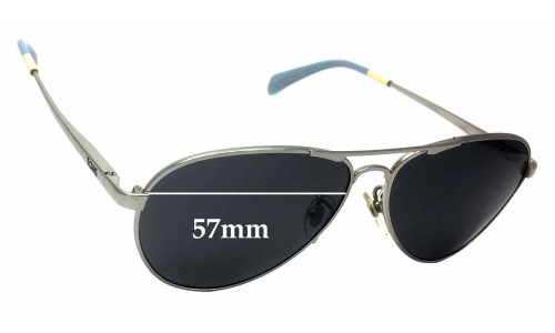 Sunglass Fix Ersatzgläser für Toms  Kilgore S010 - 57mm Wide 