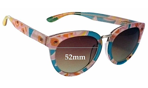 Sunglass Fix Replacement Lenses for Toms  Yvette - 52mm Wide 