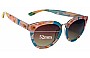 Sunglass Fix Ersatzgläser für Toms  Yvette - 52mm Wide 