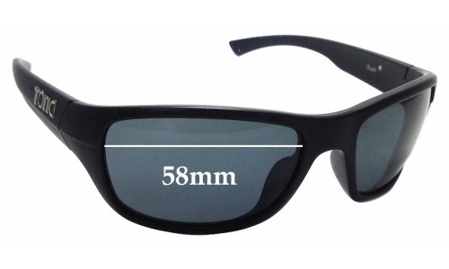 Sunglass Fix Replacement Lenses for Tonic Rush - 58mm Wide 