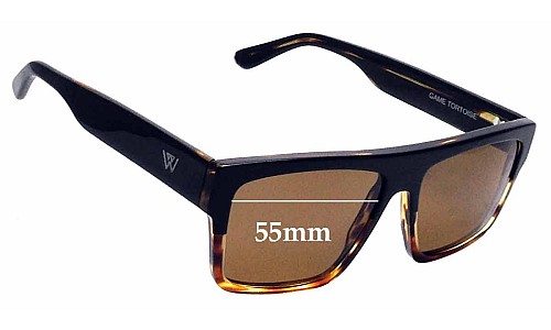 Sunglass Fix Replacement Lenses for Twice Game - 55mm Wide 